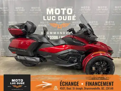 2024 Can-Am Spyder RT Limited Can-Am Spyder RT Limited 2024 SEULEMENT 21 915 KM BALANCE DE GARANTIE...