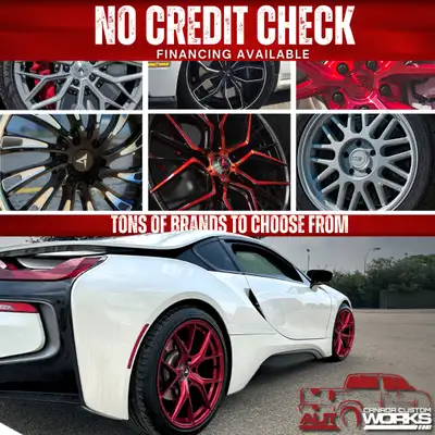BRAND NEW WHEEL & PERFORMANCE TIRE PACKAGE - READY FOR SPRING & SUMMER! 18x8 Armed Street RIVAL in G...