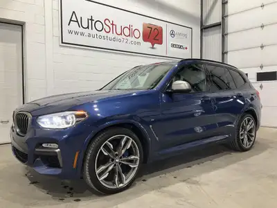 Le BMW X3 M40I XDRIVE MAGS CUIR TOIT PANO CAMERA RECUL 2018 usagé proposé par AutoStudio 72 à Mirabe...