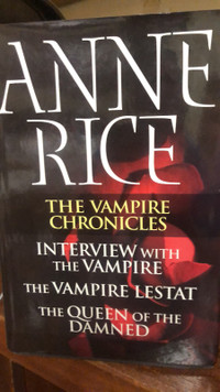 BOOK. HARD COVER WITH DUST COVER.THE VAMPIRE CHRONICLES.
