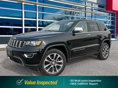 The odometer is 62 093 kilometers below market average! Diamond Black Crystal Pearl 2018 Jeep Grand...