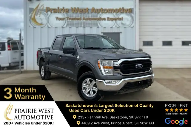 2022 Ford F-150 XLT Super Crew 3.3L V6 | Reverse Camera | Power 