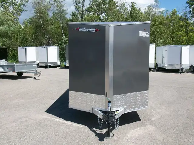 2025 Weberlane ALUMINIUM 6' X 12' V-NOSE 1 ESSIEUX VTT MOTO TRAC in Cargo & Utility Trailers in Laval / North Shore - Image 3