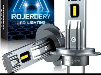 ROJERDERY H7 LED Headlight Bulbs, Non-Polarity, 6500K Cool White