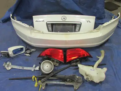 Item For Sale ! Used off 2005 Acura TL Front Bumper $150 has 2 small crack / Hood $150 / Headlight E...