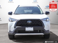 New Price! Odometer is 10048 kilometers below market average! White 2025 Toyota Corolla Cross LE SUN... (image 7)
