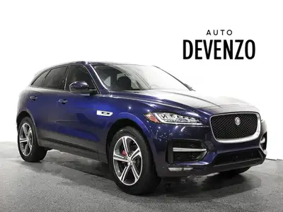 2018 Jaguar F-Pace 20d R-Sport, Diesel 3.0L, Blue Metallic on Two Tone Ebony/Light Oyster Perforated...