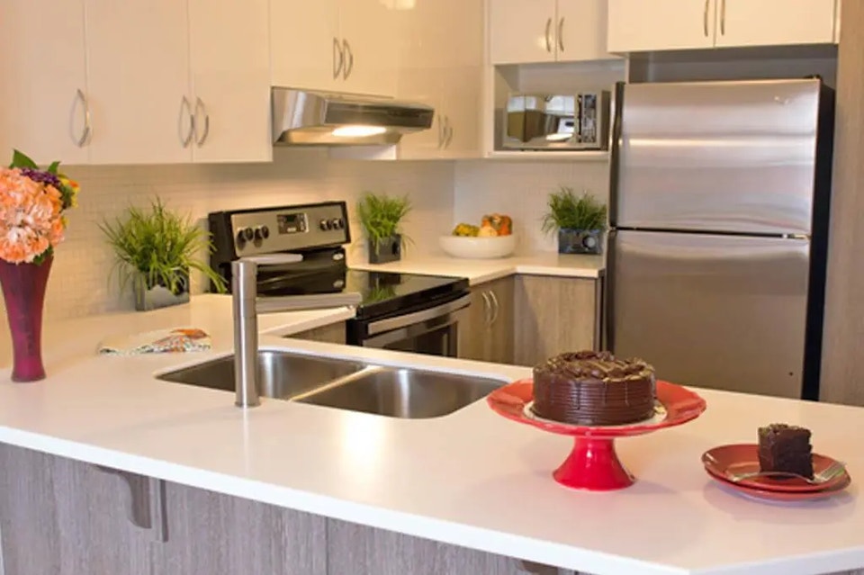 Spacious suites with in-suite laundry 4