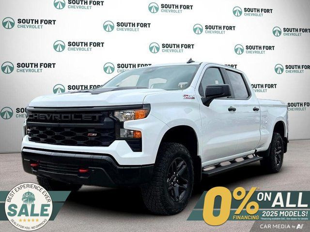 2025 Chevrolet Silverado 1500 Custom Trail Boss 4WD Crew Cab in Cars & Trucks in Strathcona County