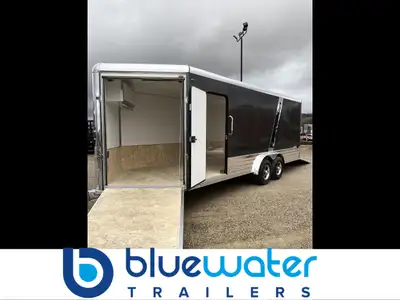 Legend 8 Wide Aluminum Deluxe V-Nose Snowmobile Trailer is $23,585.00 or $471.65/month! Ord: 71828 -...
