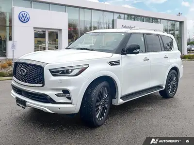 This INFINITI QX80 delivers a Premium Unleaded V-8 5.6 L/339 engine powering this Automatic transmis...