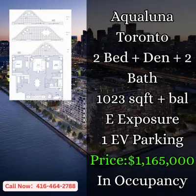 Aqualuna – 155 Merchants’ Wharf, Toronto Live by the lake in Aqualuna — a masterpiece by Tridel in t...