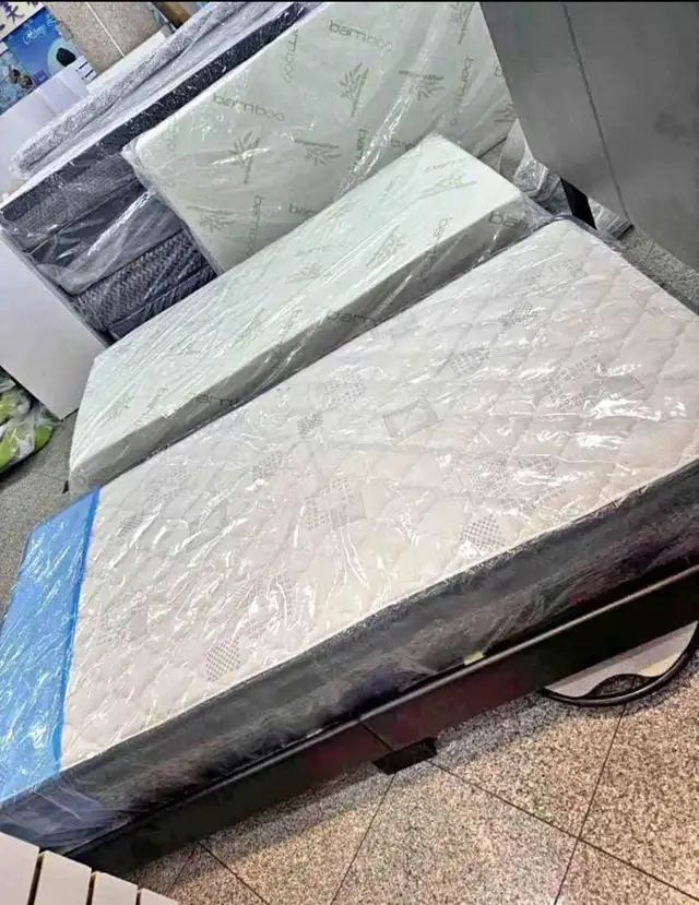 Box Spring + Mattress + Frame (COD Available) in Beds & Mattresses in Mississauga / Peel Region - Image 3