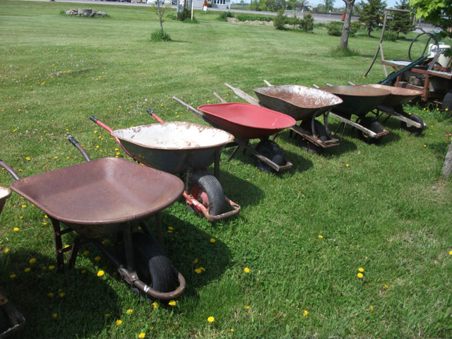 Ten Wheelbarrows at Porkie's Antique Emporium in Outdoor Tools & Storage in Belleville - Image 4