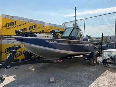 2022 Alumacraft Voyageur 175 w/ Evinrude 115HP Well-equipped Alumacraft Voyageur 175 powered by an E...