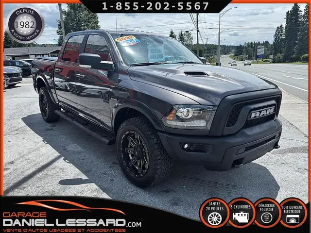 Ram 1500 Classic WARLOCK 4 X 4 CREW CAB BTE 5.7 PIEDS, HEMI 2022 in Cars & Trucks in St-Georges-de-Beauce - Image 9