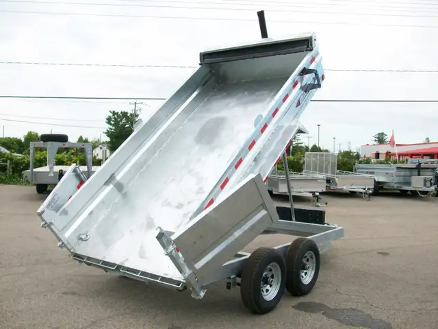 2025 Weberlane DOMPEUR 6' X 12' 2 ESSIEUX 5200LB. GAVANISE RAMPE in Cargo & Utility Trailers in Laval / North Shore - Image 13