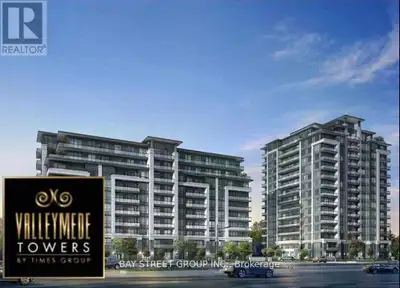9' ceiling in very well maintained 4 yrs Valleymede Towers, Smart Building With Free High speed Wifi...