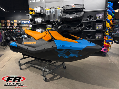 2026 Sea-Doo Spark Trixx for 3 - Gulfstream Blue / Orange Crush - Audio The 2026 Sea-Doo Spark Trixx...