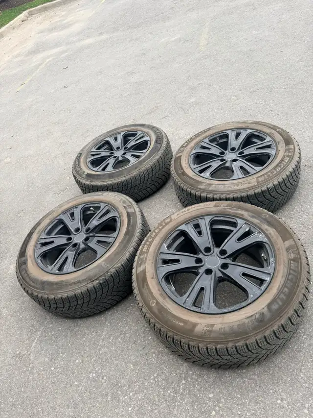 245/60/18 michelin winters 5x120 acura mdx honda pilot enkei rim in Tires & Rims in City of Toronto - Image 3