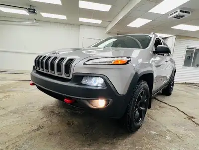 2018 Jeep Cherokee 80,14$/sem SOUS CONDITION GARANTIE 12m 4X4 V6 91,700km CUIR GPS BLUETOOTH CARPLAY...