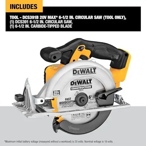 DEWALT 6-1/2in Circular Saw - Brand New · Free Ship in Power Tools in Kingston - Image 3