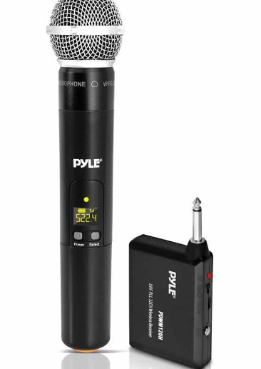 Wireless Microphone System – Handheld Mic & Wireless Transmitter, View more