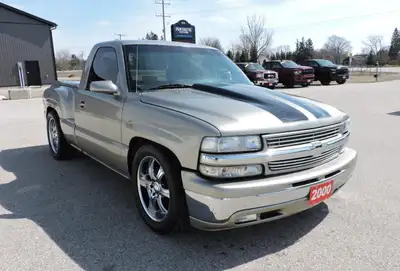 A awesome and tastefully modified 2000 Silverado 1500 RWD step side that is powered by a 5.3L V8 wit...