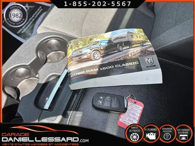 Ram 1500 Classic WARLOCK 4 X 4 CREW CAB BTE 5.7 PIEDS, HEMI 2022 in Cars & Trucks in St-Georges-de-Beauce - Image 38