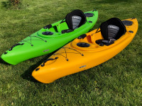 Strider 10' sitin kayak free paddle removable fishing rod holder