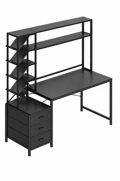 BRAND NEW - Computer Desk w/ Hutch, Bookshelf  &  Drawers... LOT, View more