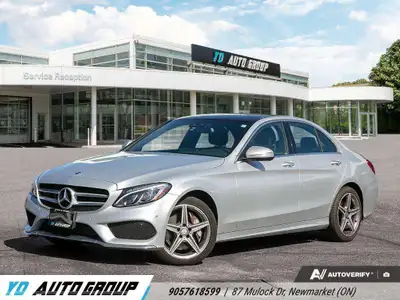 2015 Mercedes C300 4Matic Clean Carfax!!! Comes With Winter Tires & Rims Low Km!!! Heated Seats Blue...