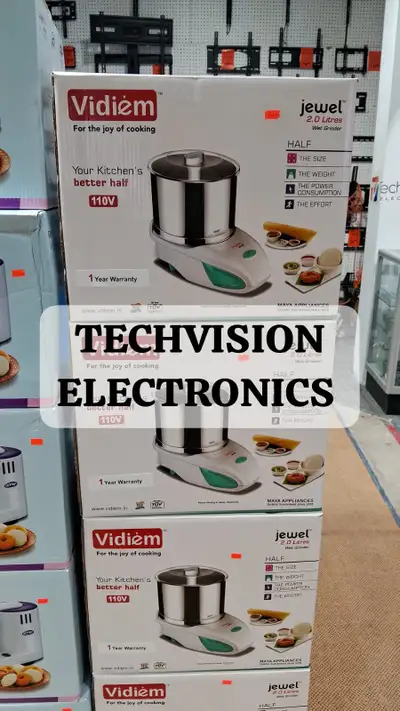 VIDIEM JEWEL 2.0 L WET GRINDER STAINLESS S DRUM, STONE ROLLERS, View more