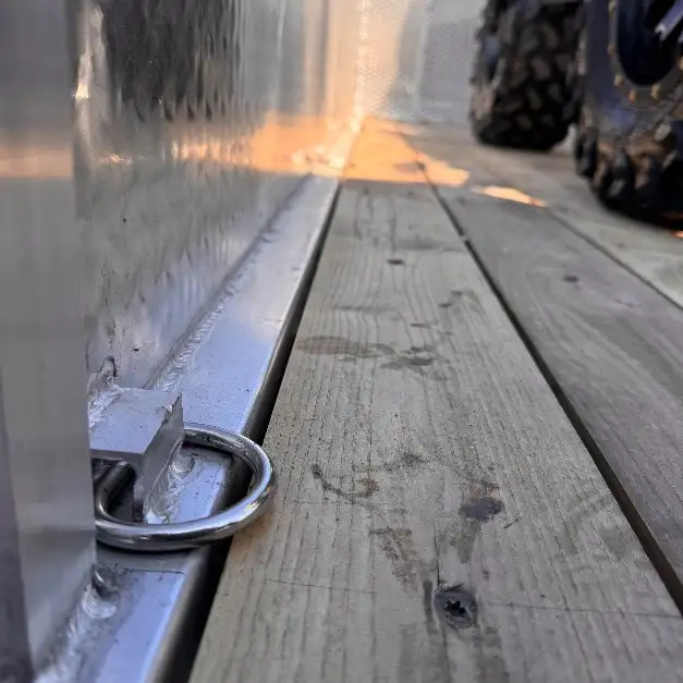 Aluminum 7x16 Tandem Axle Side load ATV Trailer with rear Byfold in Cargo & Utility Trailers in Brantford - Image 6