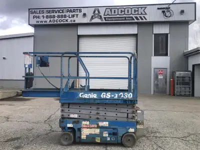 USED 2007 GENIE GS-1930 SCISSOR LIFT IN STOCK in EDMONTON! WE SHIP ANYWHERE in NORTH AMERICA! Financ...