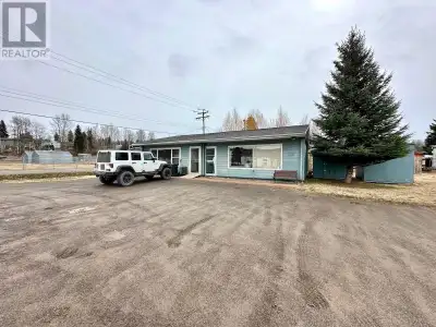 COMMERCIAL SPACE IN HOUSTON, BC. This little building on a huge C2 zoned lot is a great opportunity...