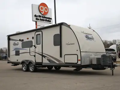 The 2014 Coachmen Freedom Express 230BH is a lightweight, family-focused bunkhouse travel trailer de...