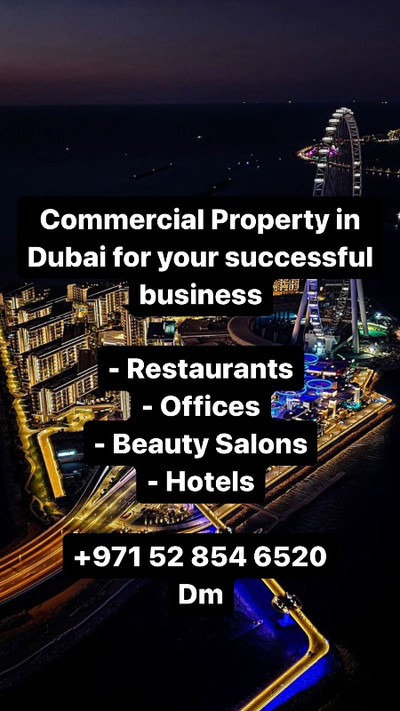 EXCLUSIVE Commercial and Residential Properties in Dubai