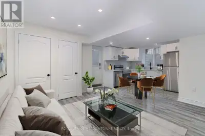 **Legal Basement Apartment**. Walk-Up Private Access From The Rear Of The Home To An Open Concept Un...