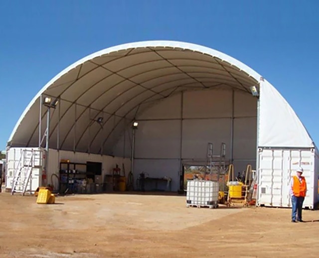 Abri monté sur containers / abri de conteneur/ container shelter