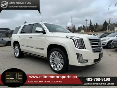 STUNNING 2015 CADILLAC ESCALADE PLATINUM FULLY LOADED WITH HEATED AND COOLED SEATS, NAVIGATION, PARK...