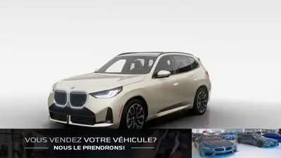BMW Laval vous présente le puissant *BMW X3 30 xDrive 2026. *Un mélange entre performance et luxe, c...