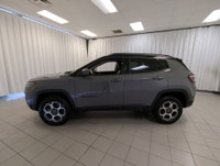 Built for adventure our 2022 Jeep Compass Trailhawk 4X4 is eager for action in Sting Gray! Motivated... (image 4)
