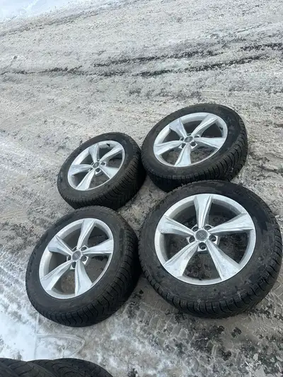 235/55/19 255/45/20 255/40/21 5x112 Audi Q5 sq5 q4 etron I have a set of original audi rims and Pire...