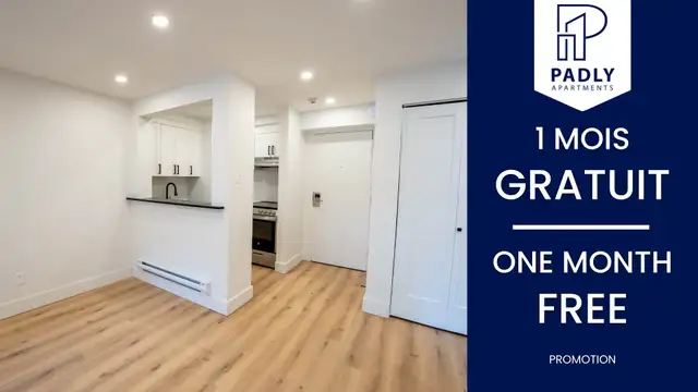1 MOIS GRATUIT – Studio et 1 Ch. à 2 pas des Universités