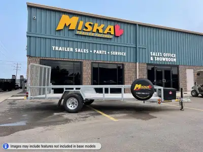Miska Galvanized 5'x15' Utility/2-Place ATV Trailer - Made in Canada Ready to roll, starting at just...