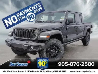 TRAIL RATED ATTITUDE WITH ZERO APOLOGIES, THE 2026 JEEP GLADIATOR WILLYS 4X4. Is Equipped With The P...