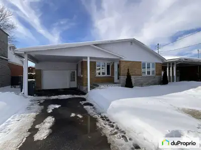 Propriété unifamiliale lumineuse de 4 chambres, située dans un secteur recherché de Drummondville. P...