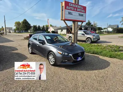 2018 Mazda 3 Auto - Clean Title/Safetied - $114 Bi-Weekly Tax Located in Carberry, but capable of br...