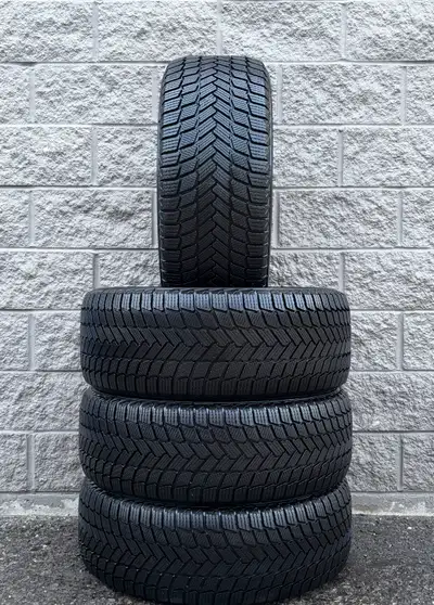 Winter Michelin X-Ice Snow SUV Staggered 19 Tires. 2x 235 55 19 & 2x 255 50 19 (100%). Fits: Porsche...